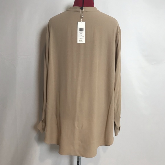 Eileen Fisher Tan Blouse - Picture 2 of 16